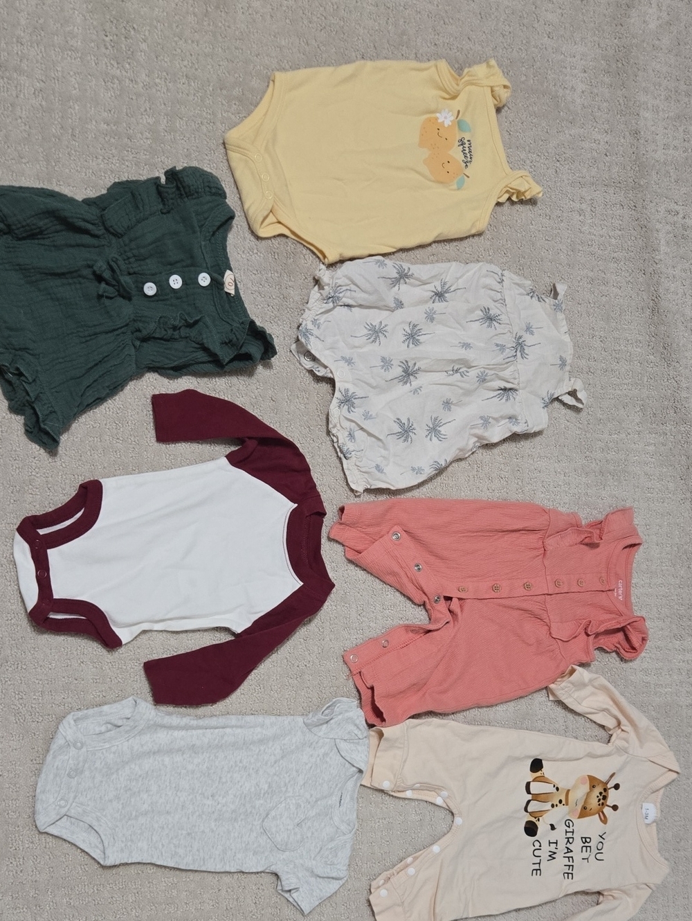 Assorted Baby Girl Onesie & Rompers